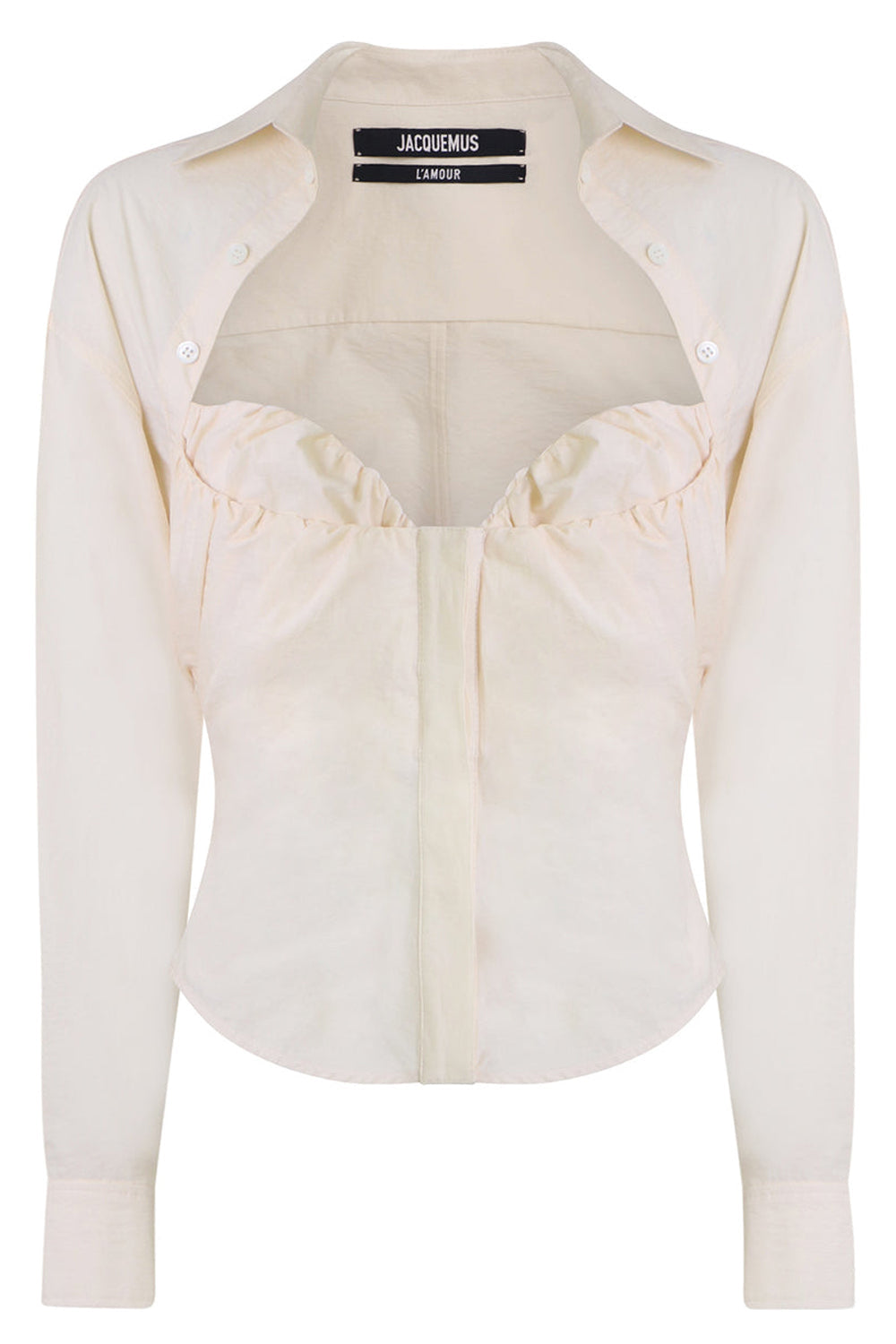 JACQUEMUS RTW LA CHEMISE TOVALLO L/S OFF WHITE