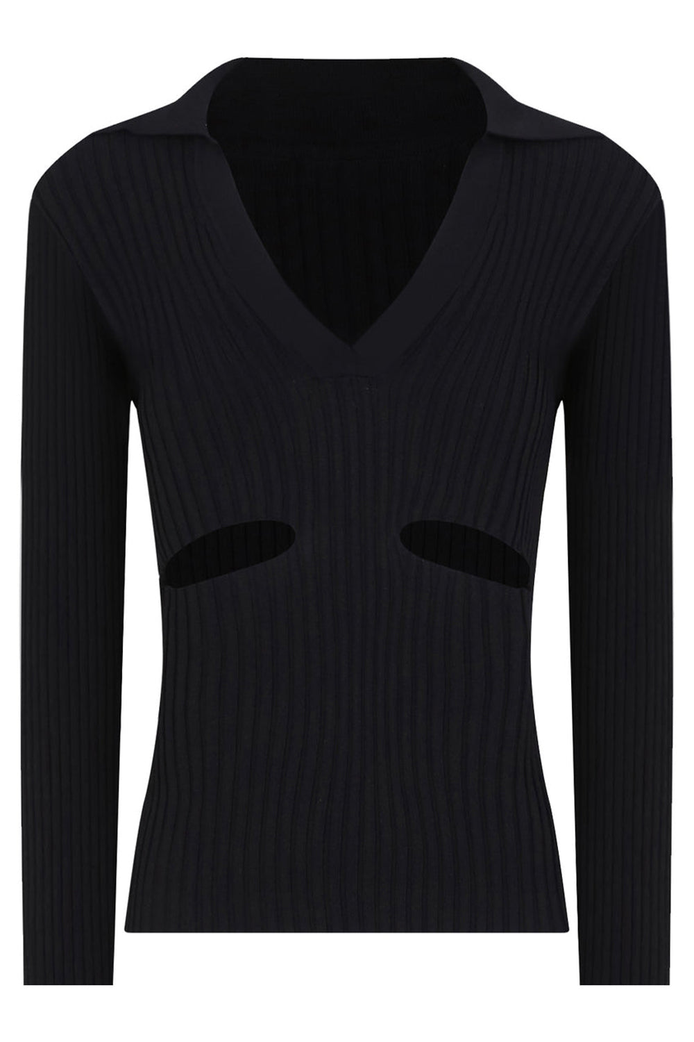 JACQUEMUS RTW LA MAILLE ASCO KNIT | BLACK