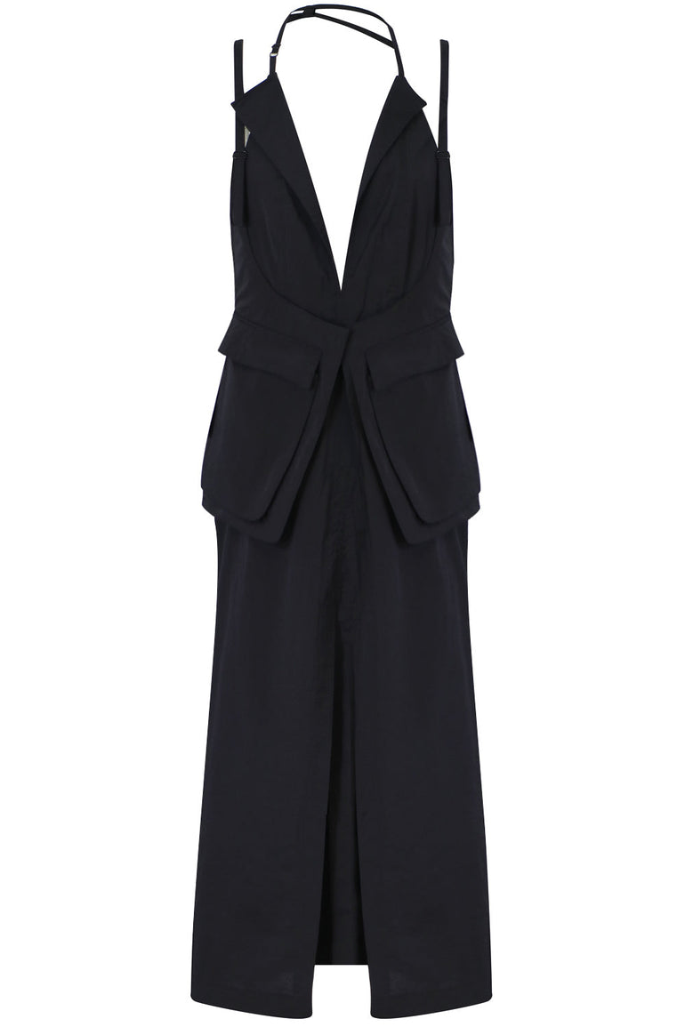 JACQUEMUS RTW LA ROBE ASCEA DRESS BLACK