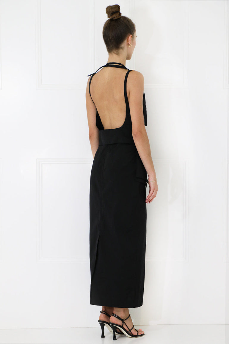 JACQUEMUS RTW LA ROBE ASCEA DRESS BLACK