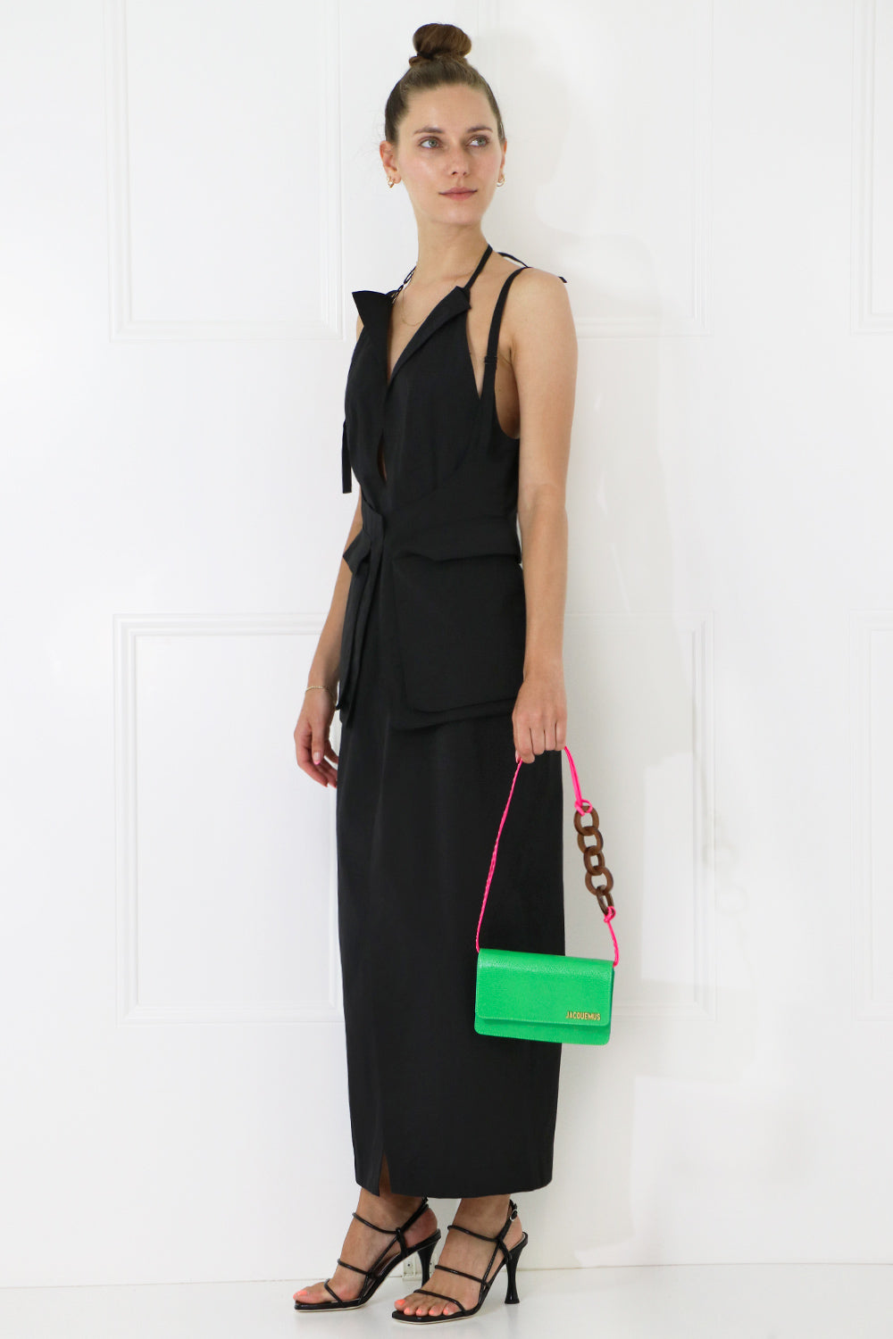JACQUEMUS RTW LA ROBE ASCEA DRESS BLACK