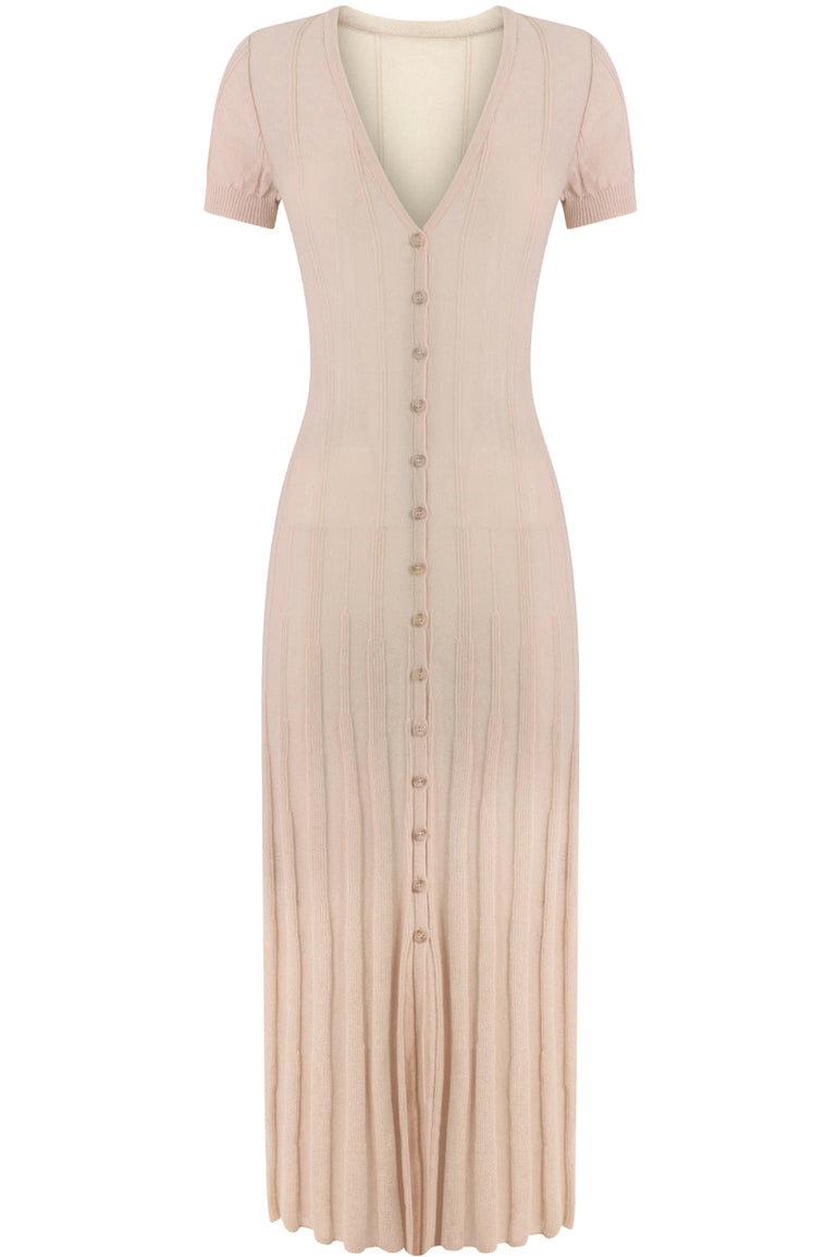 JACQUEMUS RTW LA ROBE CARDIGAN S/S BEIGE
