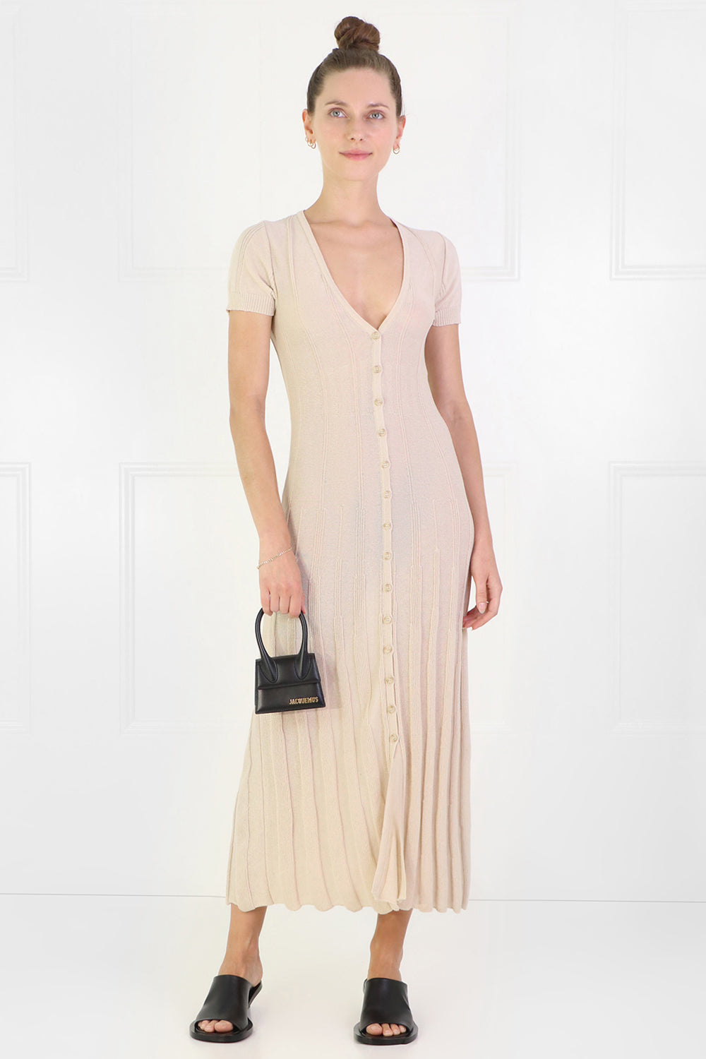 JACQUEMUS RTW LA ROBE CARDIGAN S/S BEIGE