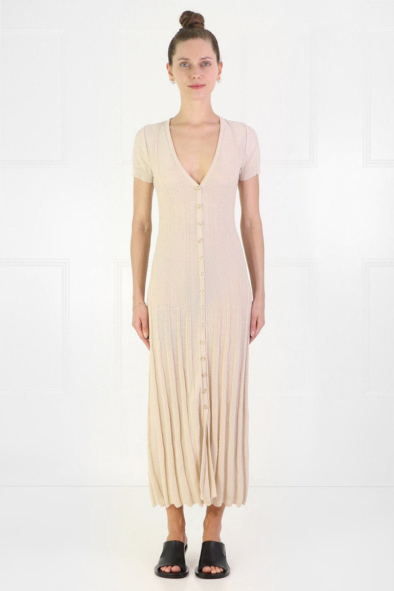 JACQUEMUS RTW LA ROBE CARDIGAN S/S BEIGE