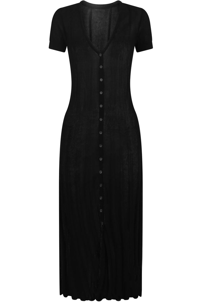 JACQUEMUS RTW LA ROBE CARDIGAN S/S BLACK