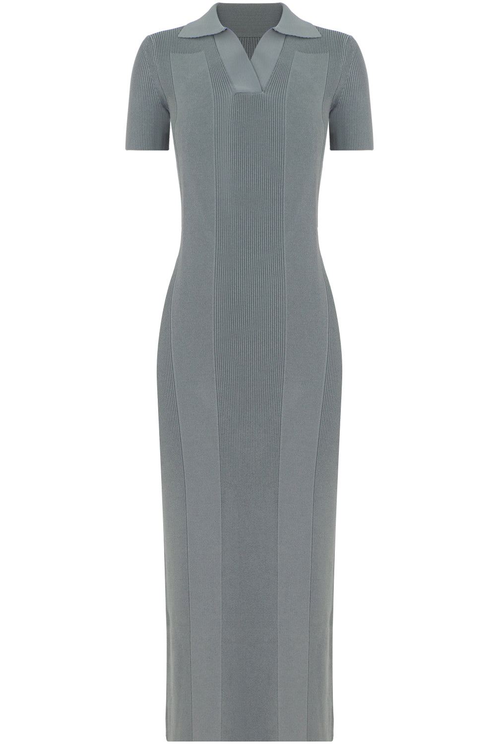 JACQUEMUS RTW LA ROBE MAILLE POLO KNIT DRESS S/S GREEN
