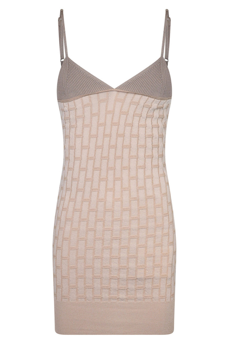 JACQUEMUS LA ROBE MAILLE TECIDO DRESS MULTI BEIGE NEW SEASON PARLOUR X Parlour X JACQUEMUS LA ROBE MAILLE TECIDO DRESS MULTI BEIGE NEW SEASON PARLOUR X Parlour X
