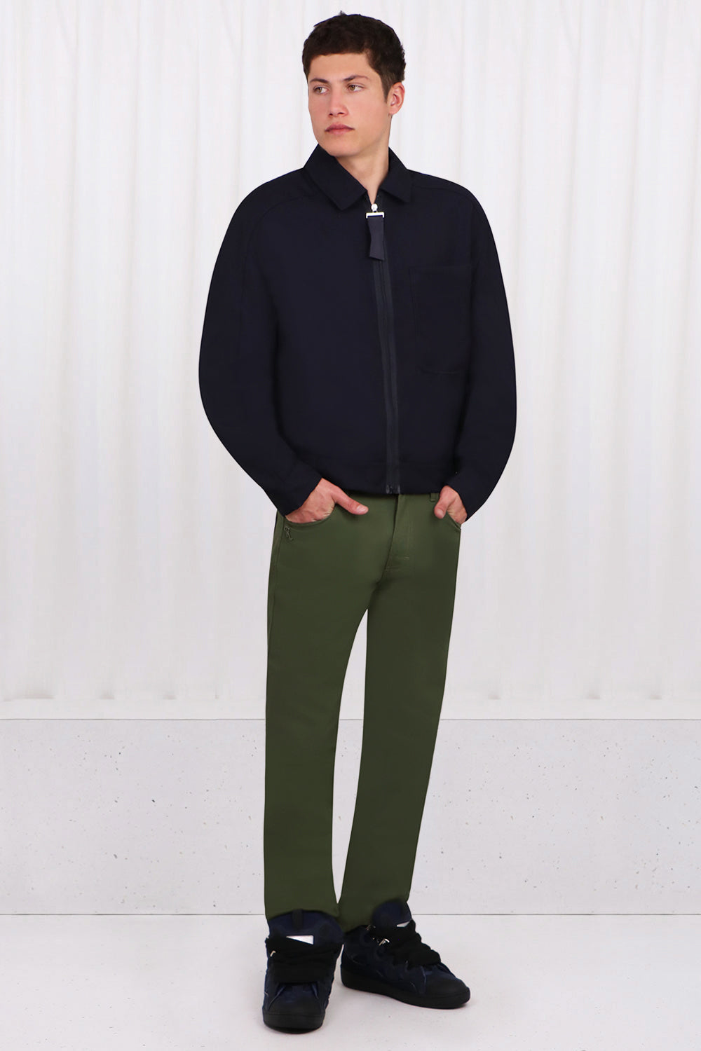 JACQUEMUS RTW LE BLOUSON LINU | NAVY