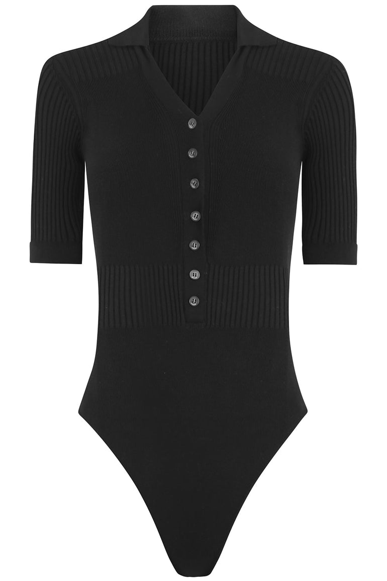 JACQUEMUS RTW LE BODY YAUCO S/S BLACK
