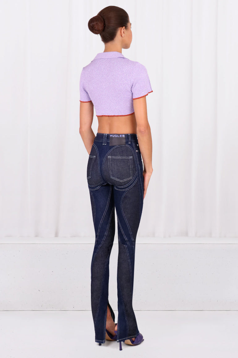 JACQUEMUS RTW LE HAUT BRILHO TOP | PURPLE
