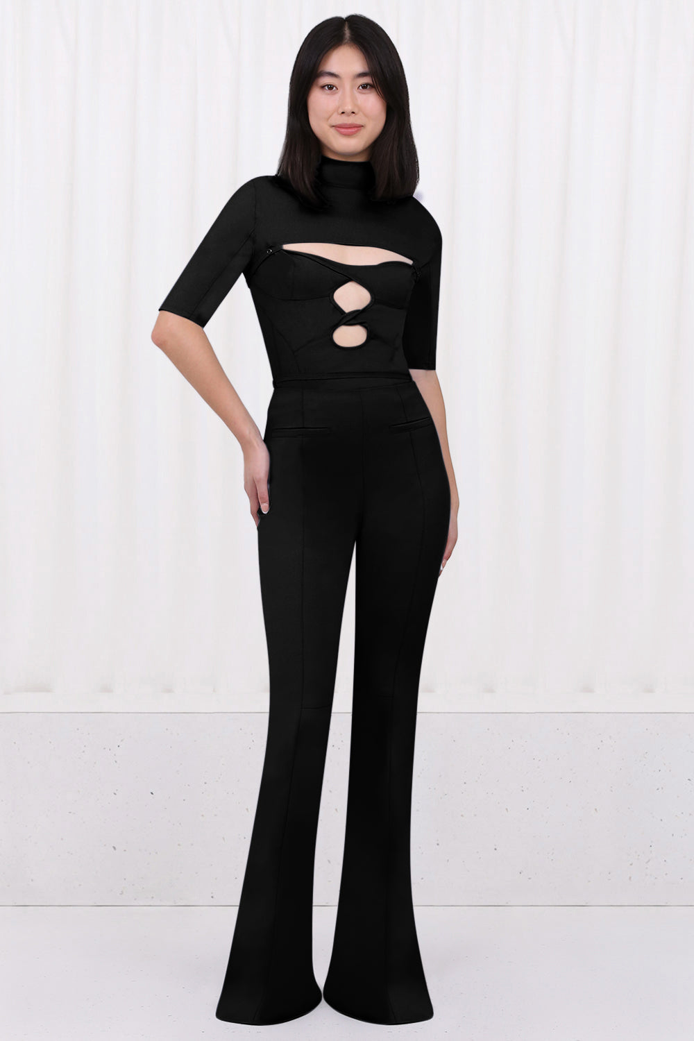 JACQUEMUS RTW LE HAUT PALMI | BLACK
