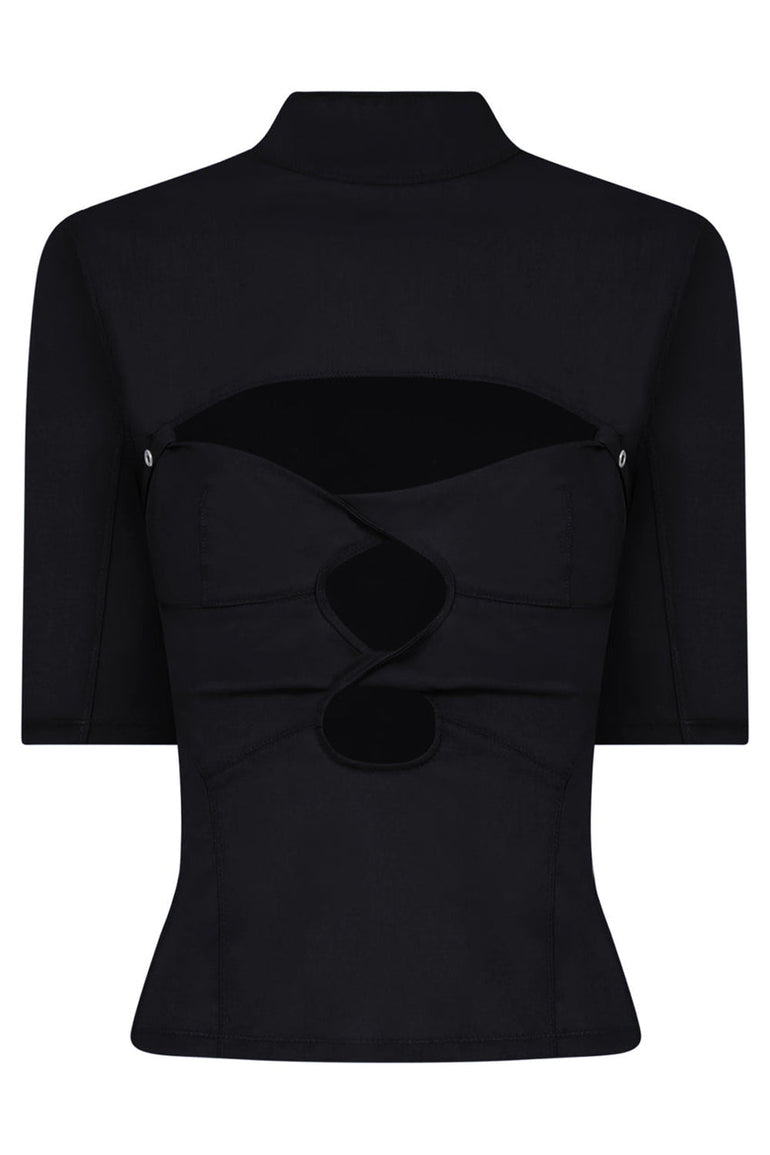 JACQUEMUS RTW LE HAUT PALMI | BLACK