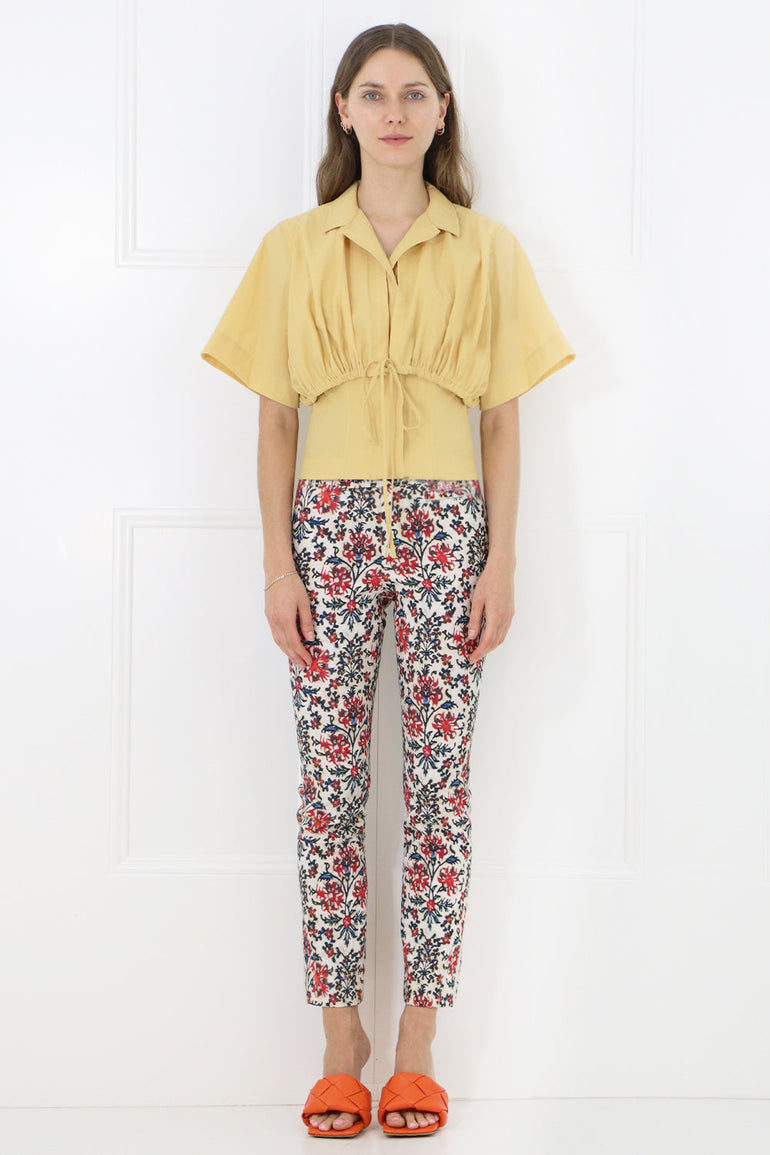 JACQUEMUS RTW LE MIMOSA TOP S/S YELLOW