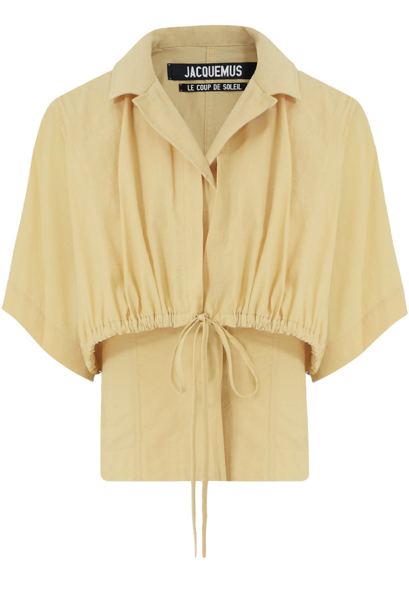 JACQUEMUS RTW LE MIMOSA TOP S/S YELLOW