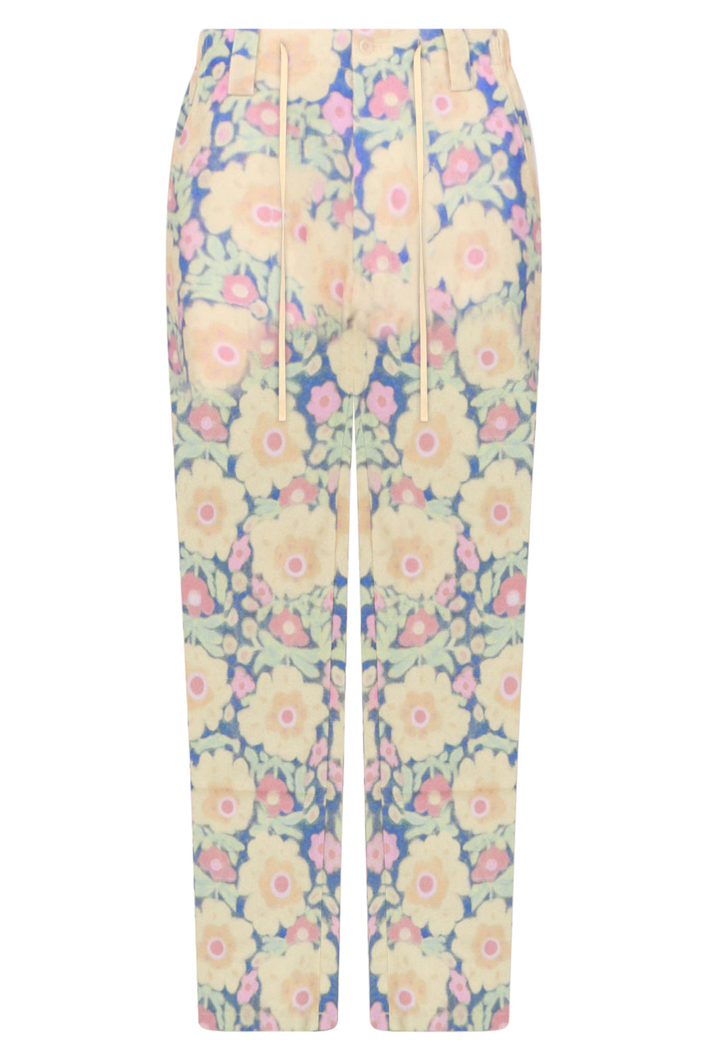 JACQUEMUS RTW LE PANTALON TAIOLO | YELLOW FLOWERS