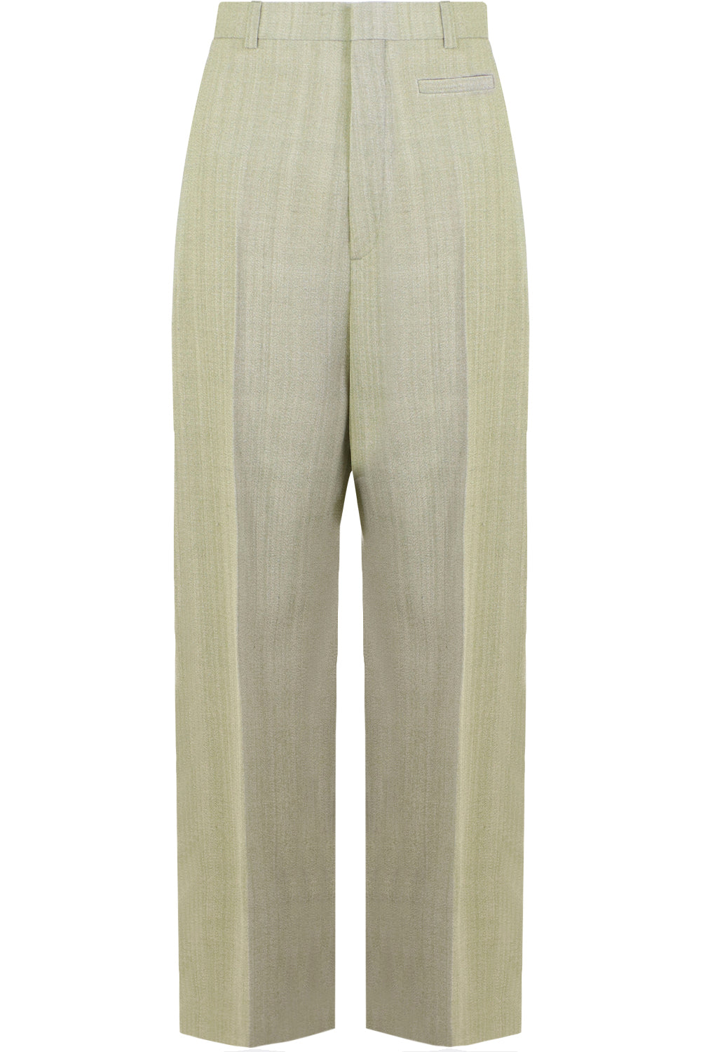 JACQUEMUS RTW LE SANTON CROPPED PANT GREEN