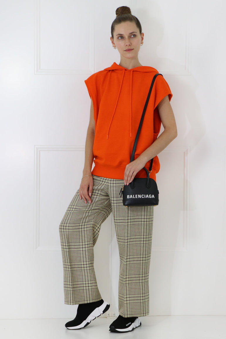 JACQUEMUS RTW LE SANTON PANT GREEN CHECK