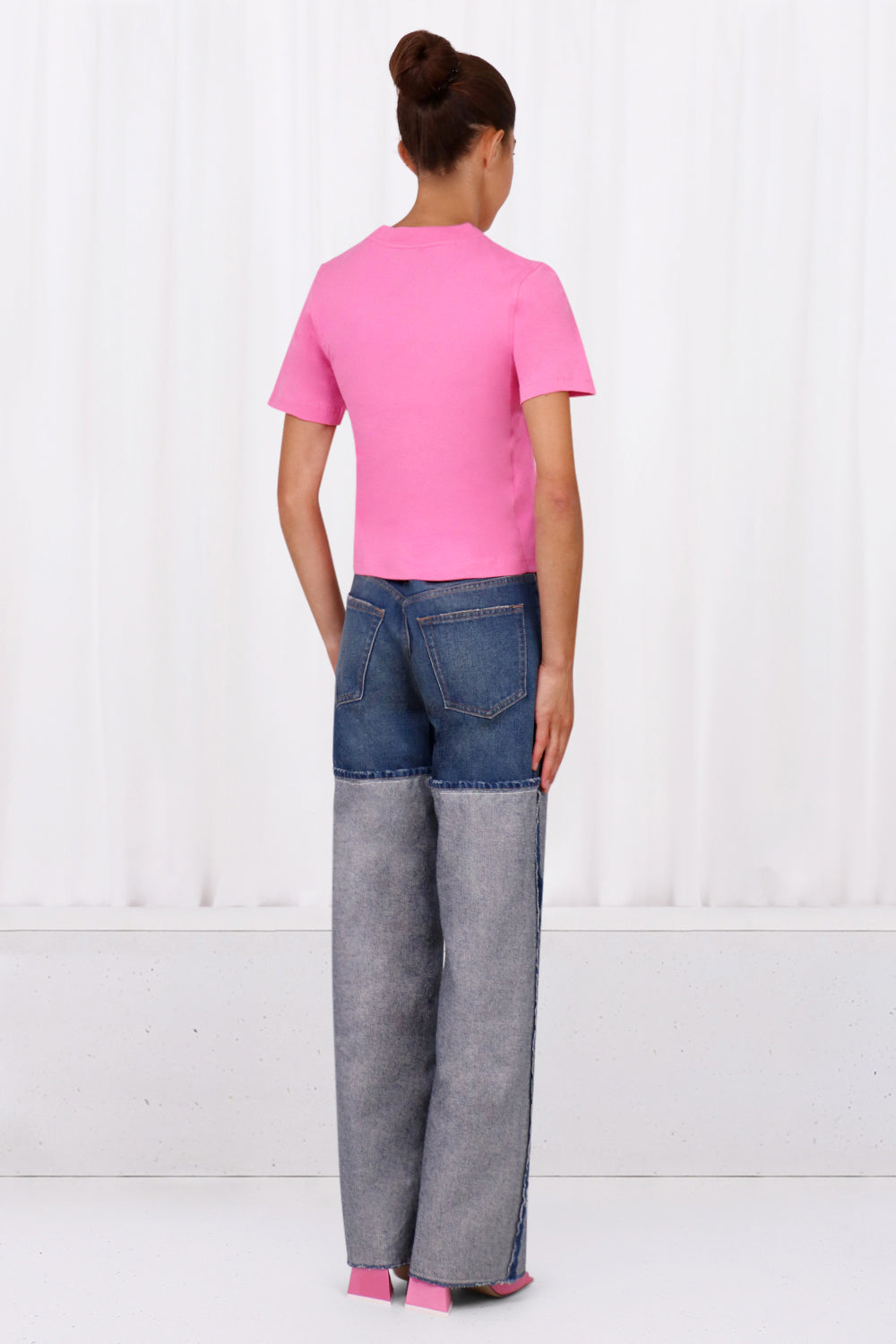 JACQUEMUS RTW LE T-SHIRT BIKINI | PRINT WET EFFECT PINK