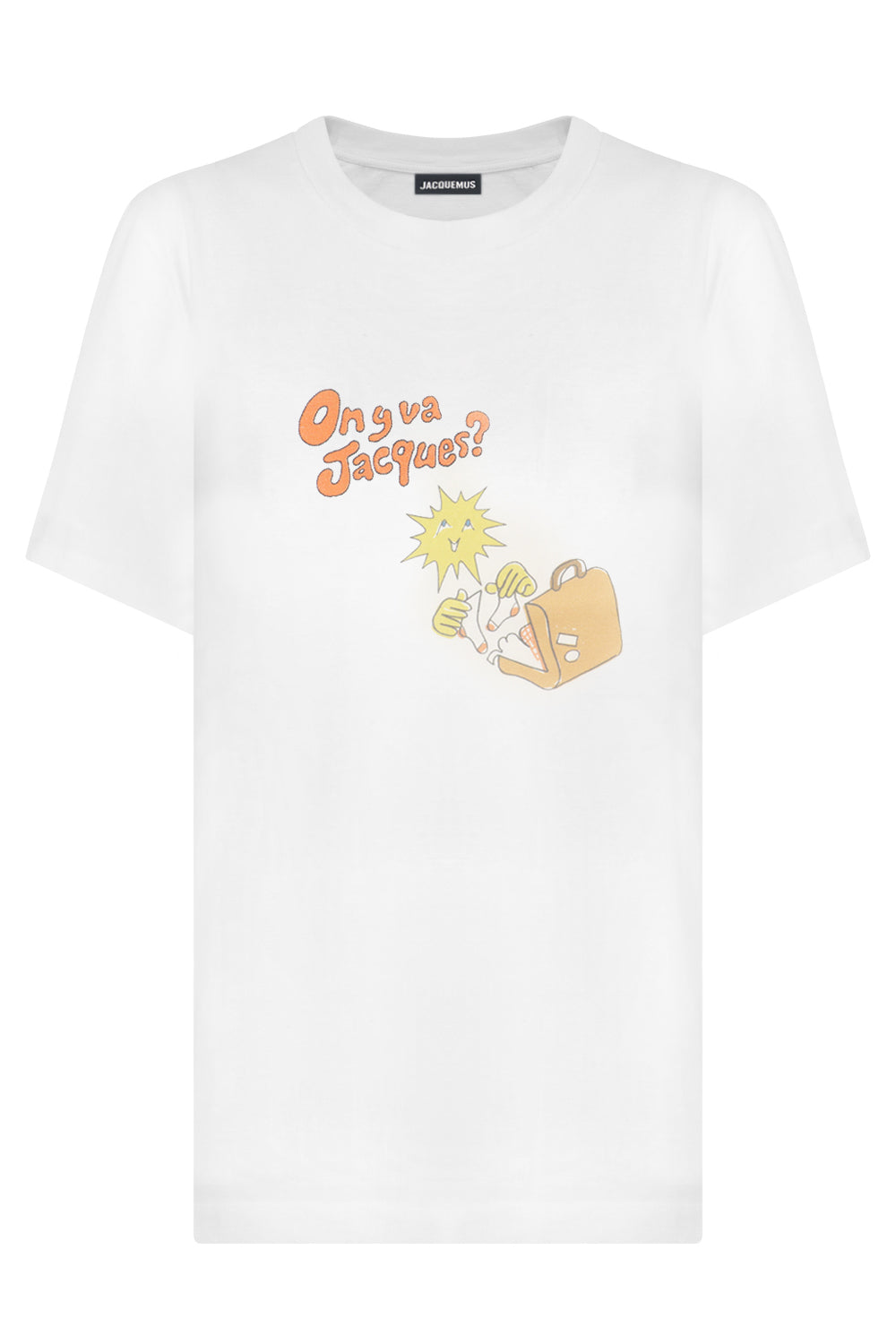 JACQUEMUS RTW LE T-SHIRT JACQUES LET'S GO S/S ORANGE