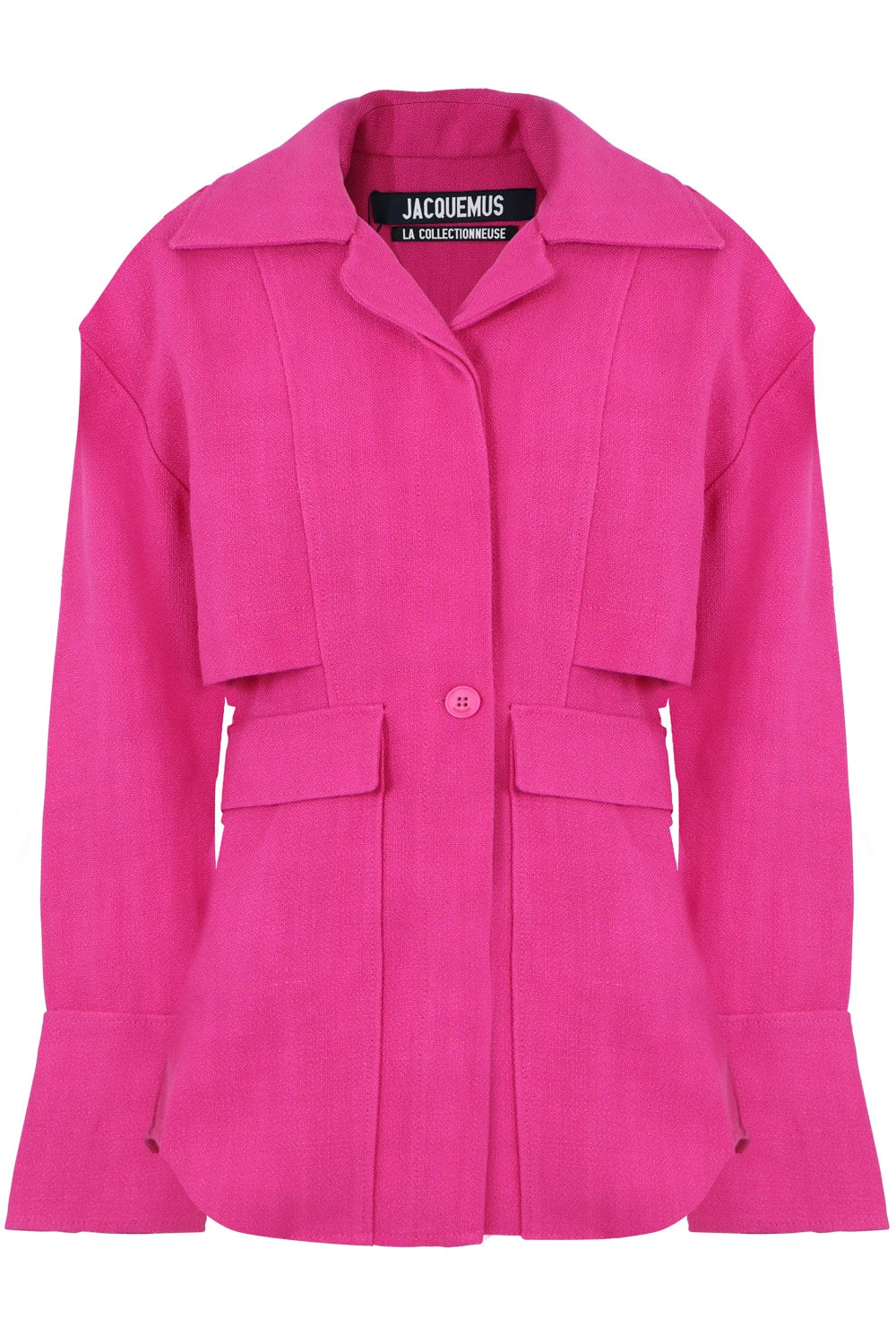 JACQUEMUS RTW MONCEAU SHIRT JACKET PINK