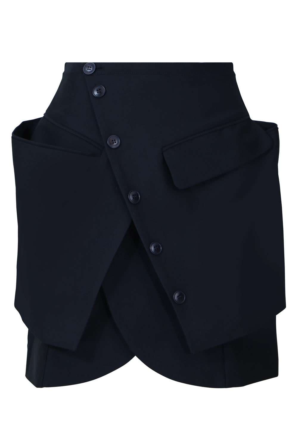 JACQUEMUS RTW MURANO MINI UTILITY SKIRT NAVY
