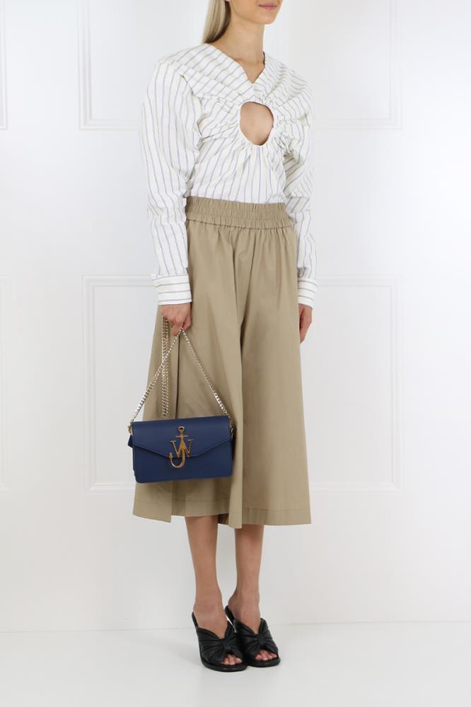 JACQUEMUS RTW SOLEIL BLOUSE NAVY STRIPE