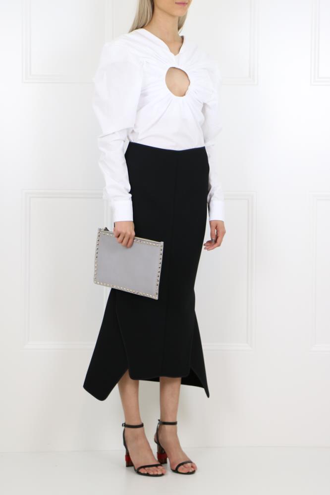 JACQUEMUS RTW SOLEIL BLOUSE WHITE