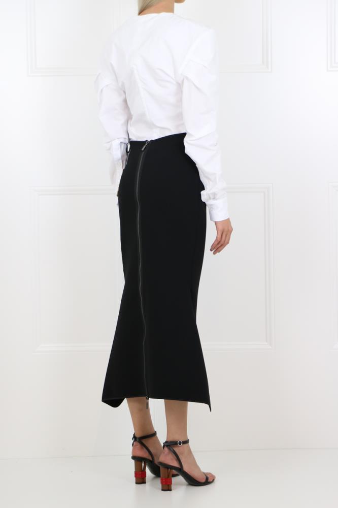 JACQUEMUS RTW SOLEIL BLOUSE WHITE