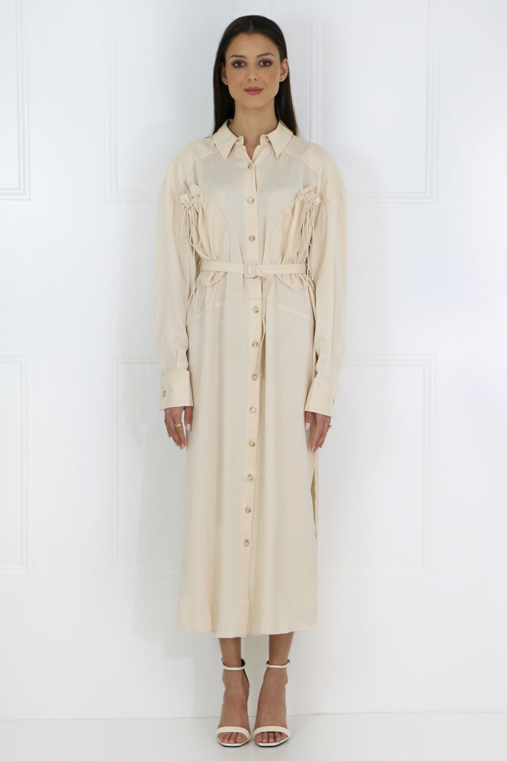 JACQUEMUS RTW VALMY TRENCH DRESS L/S BEIGE