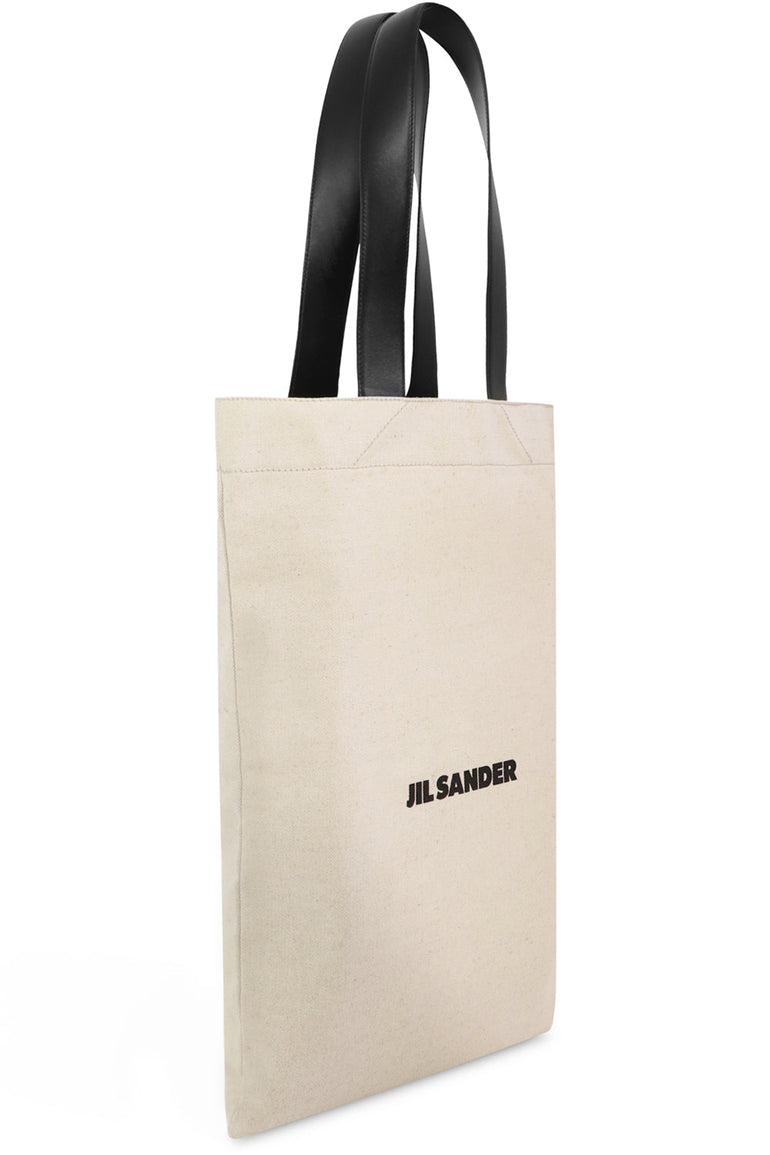 JIL SANDER BAGS BEIGE JIL SANDER FLAT SHOPPER GRANDE NATURAL
