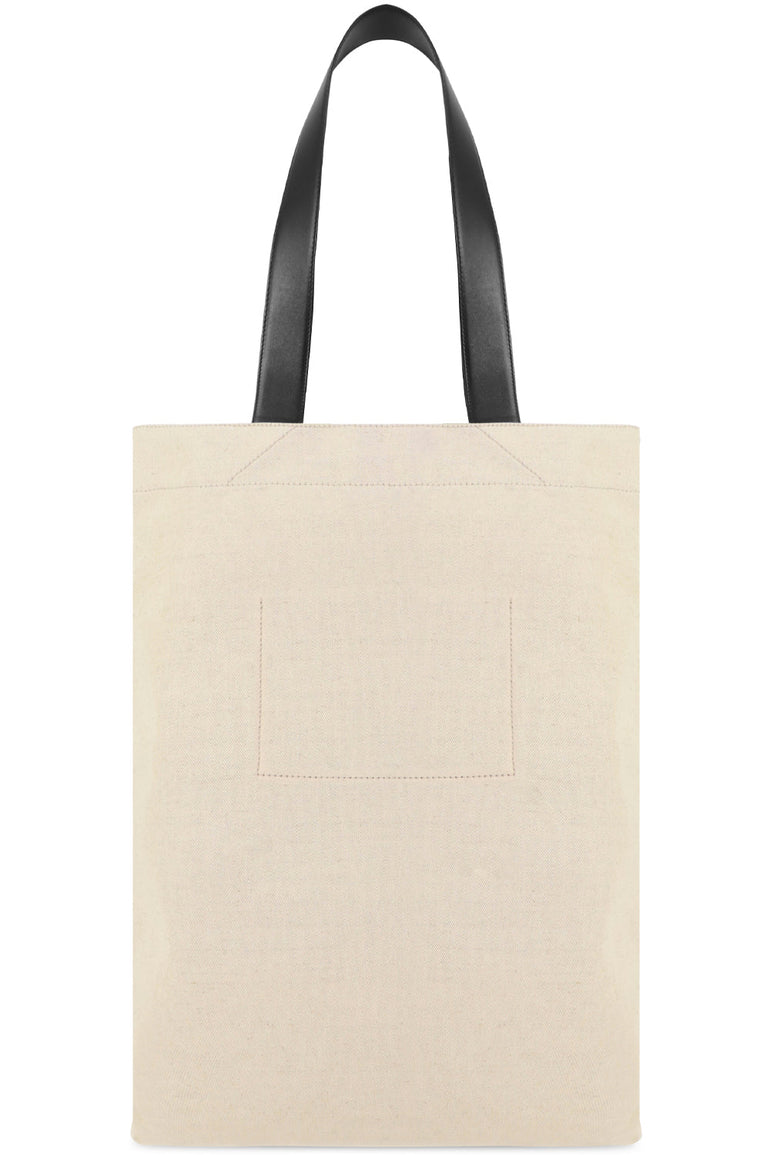 JIL SANDER BAGS BEIGE JIL SANDER FLAT SHOPPER GRANDE NATURAL