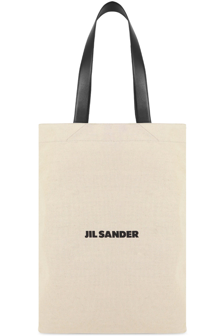JIL SANDER BAGS BEIGE JIL SANDER FLAT SHOPPER GRANDE NATURAL