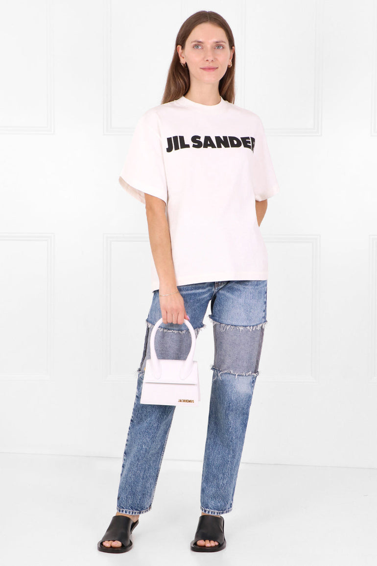 JIL SANDER RTW JIL SANDER LOGO T-SHIRT WHITE
