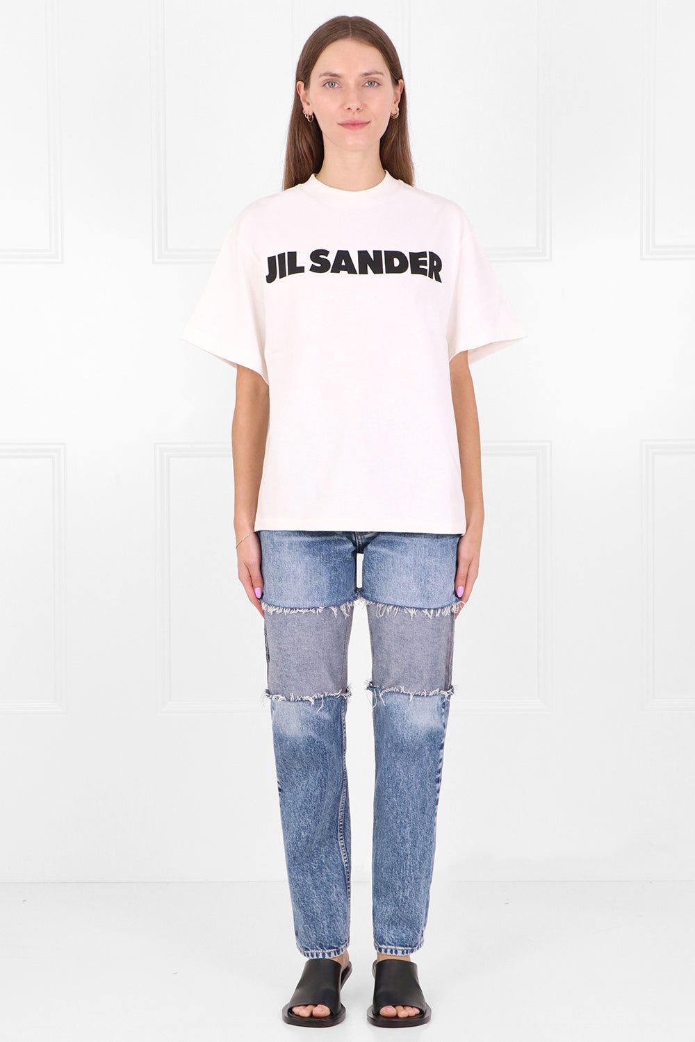 JIL SANDER RTW JIL SANDER LOGO T-SHIRT WHITE