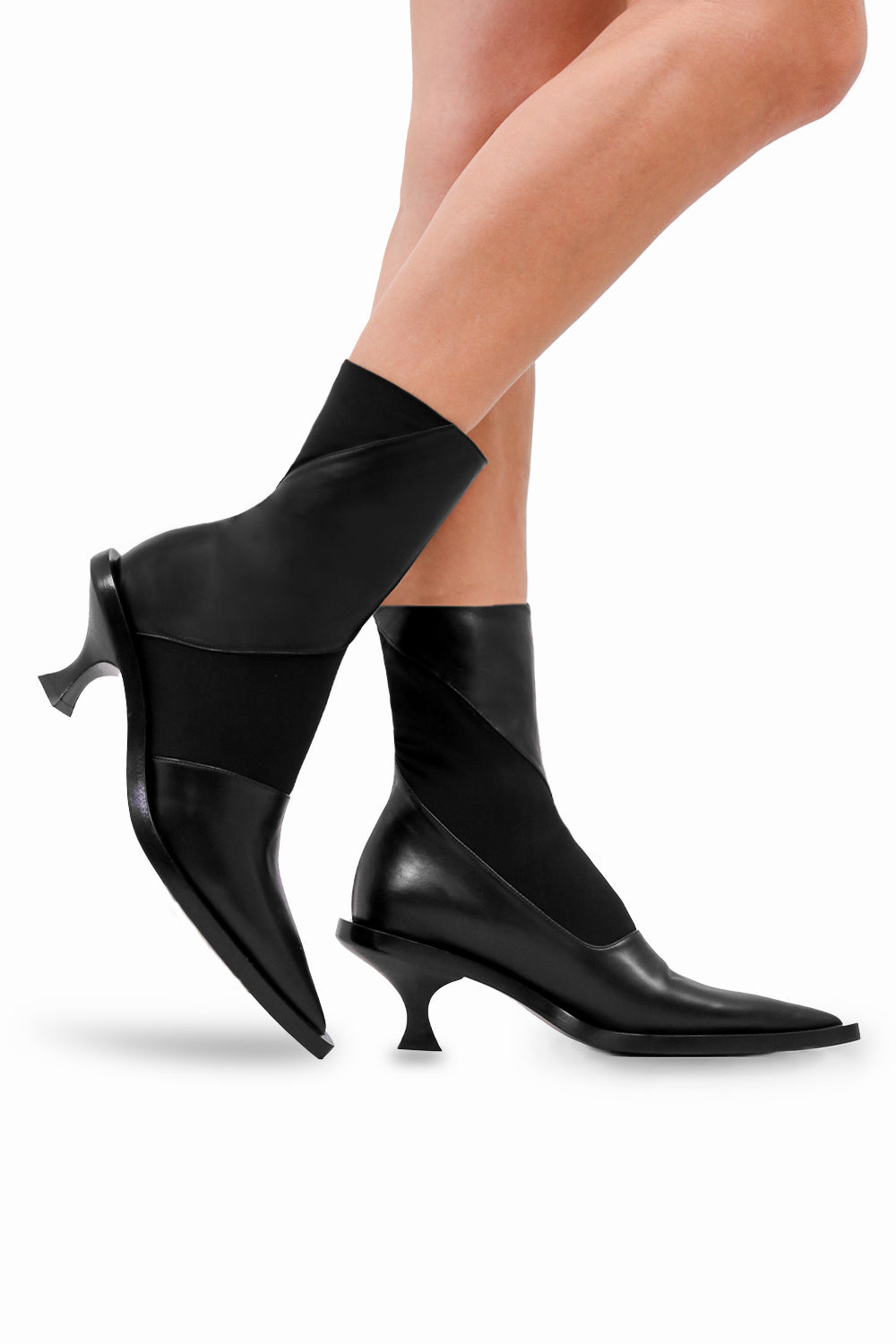 JIL SANDER SHOES ANKLE BOOT BLACK