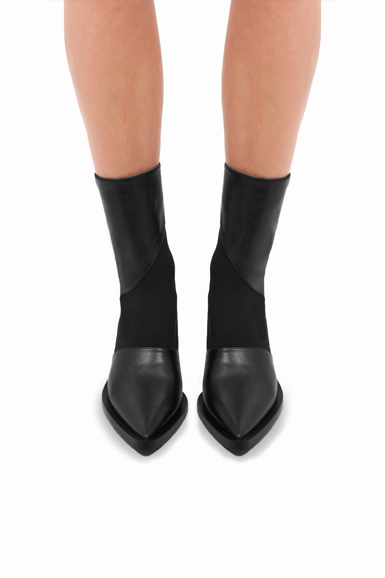 JIL SANDER SHOES ANKLE BOOT BLACK