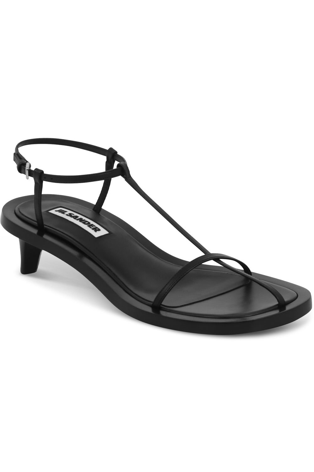 JIL SANDER SHOES CAGE SANDAL 45MM BLACK