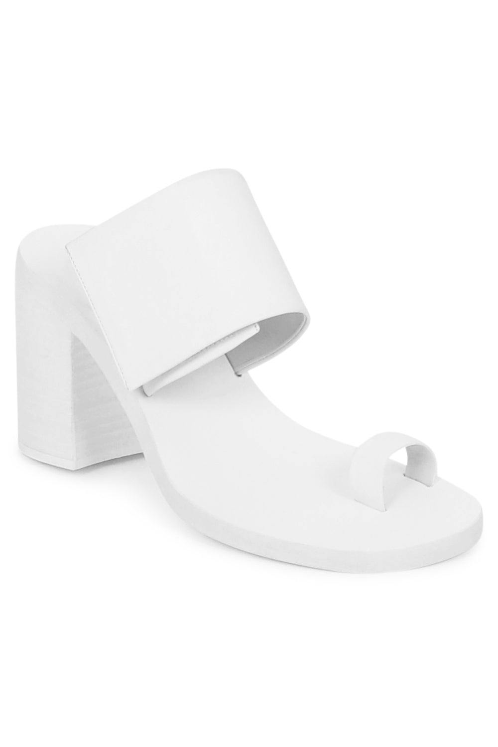 JIL SANDER SHOES THONG MULE 90MM WHITE