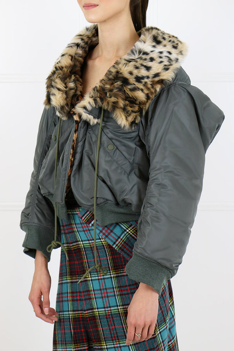 JUNYA WATANABE RTW BOMBER JACKET SAGE GREEN