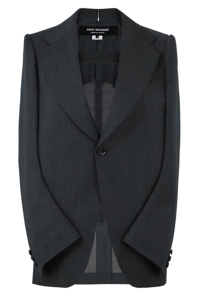 JUNYA WATANABE RTW GREY / JP L COLLARED JACKET CAPE GREY