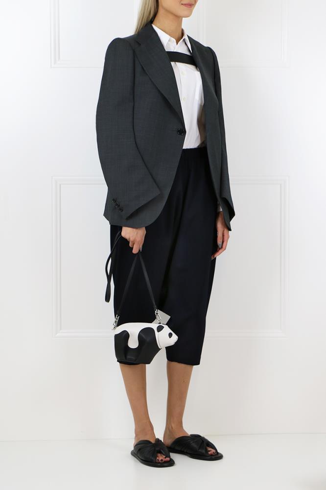 JUNYA WATANABE RTW COLLARED JACKET CAPE GREY
