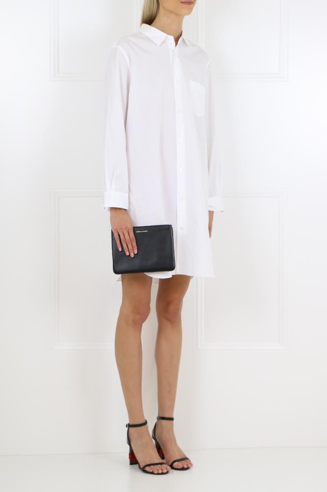 JUNYA WATANABE RTW COTTON SHIRT DRESS WHITE