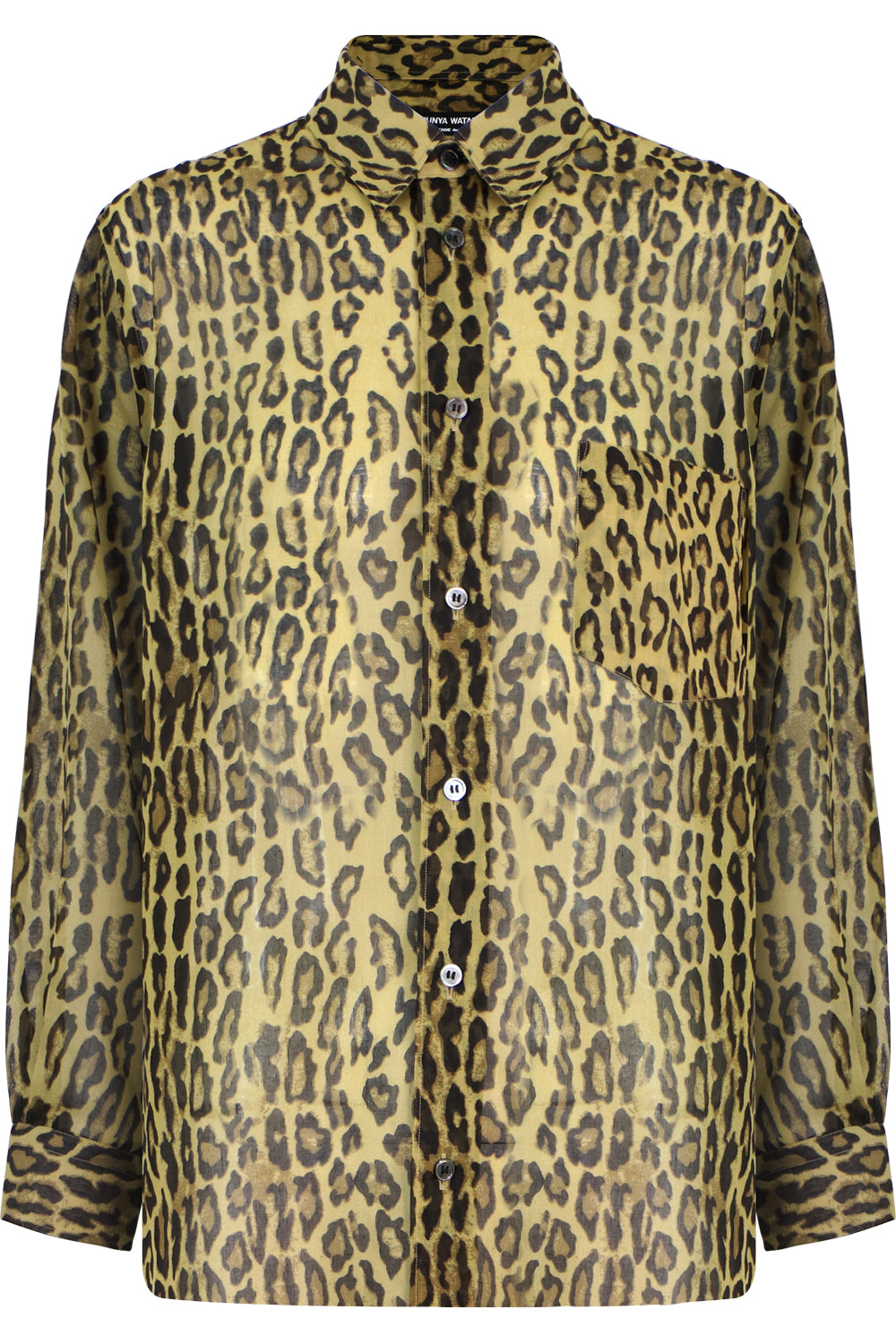 JUNYA WATANABE RTW LEOPARD PRINT SHIRT L/S MULTI