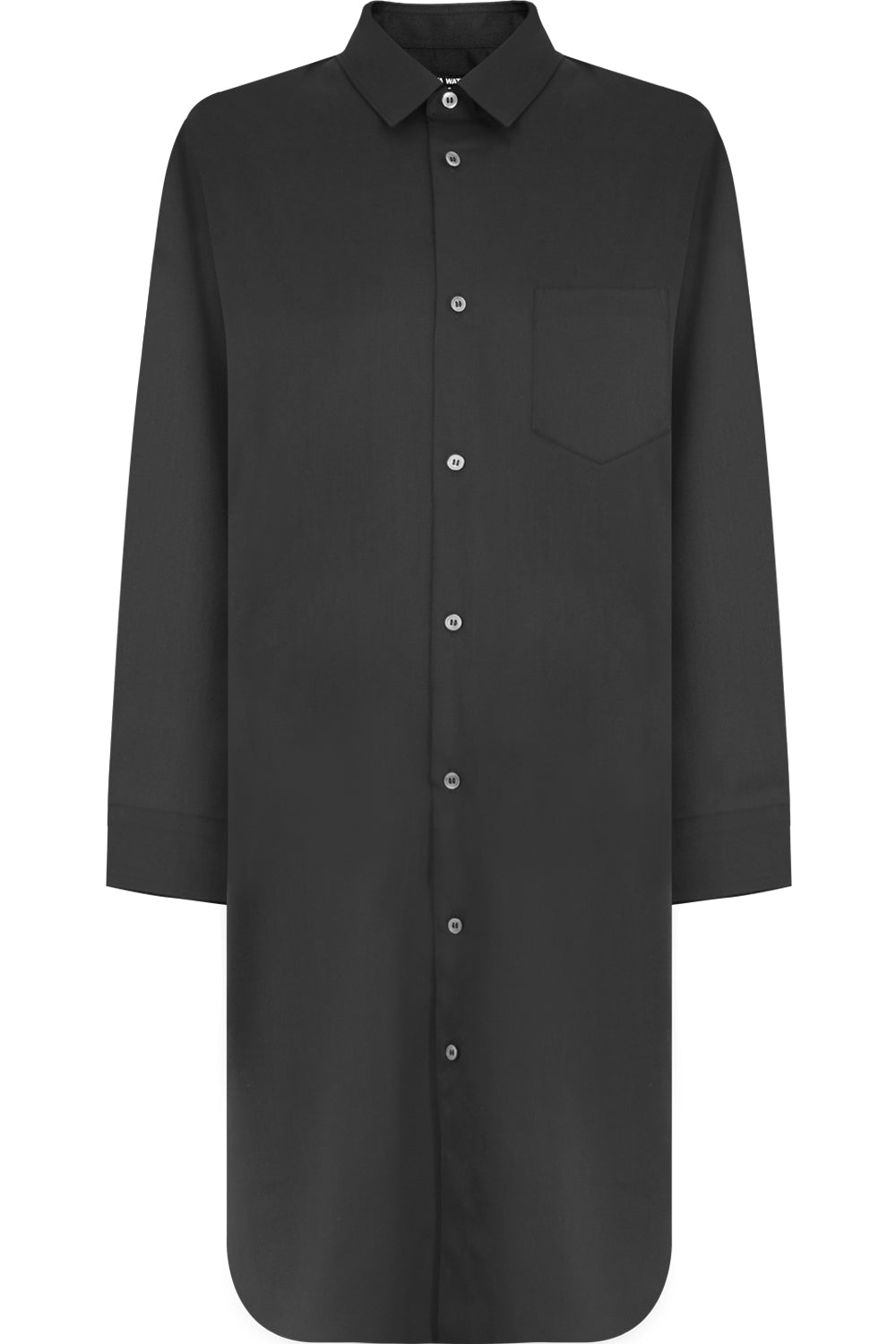 JUNYA WATANABE RTW OVERSIZED SHIRT DRESS L/S BLACK