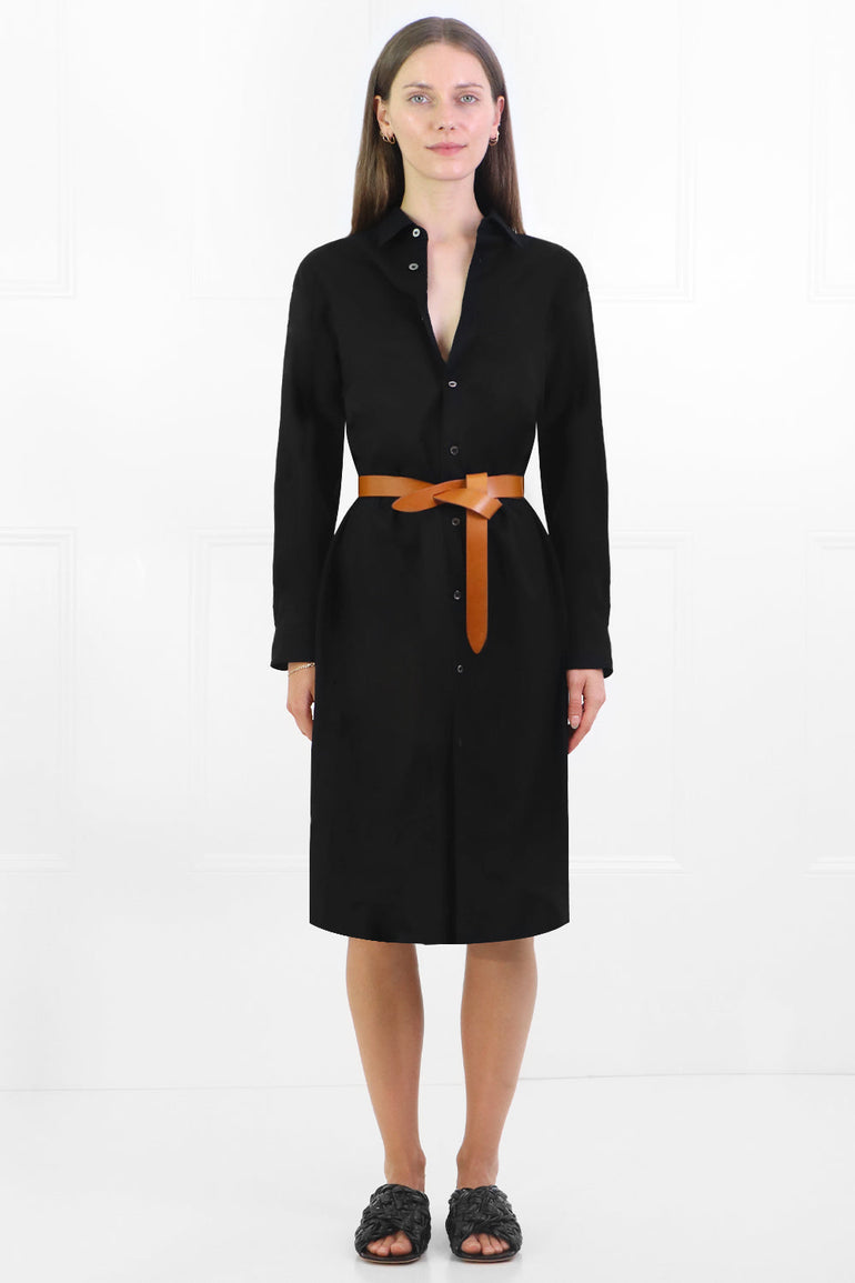 JUNYA WATANABE RTW OVERSIZED SHIRT DRESS L/S BLACK