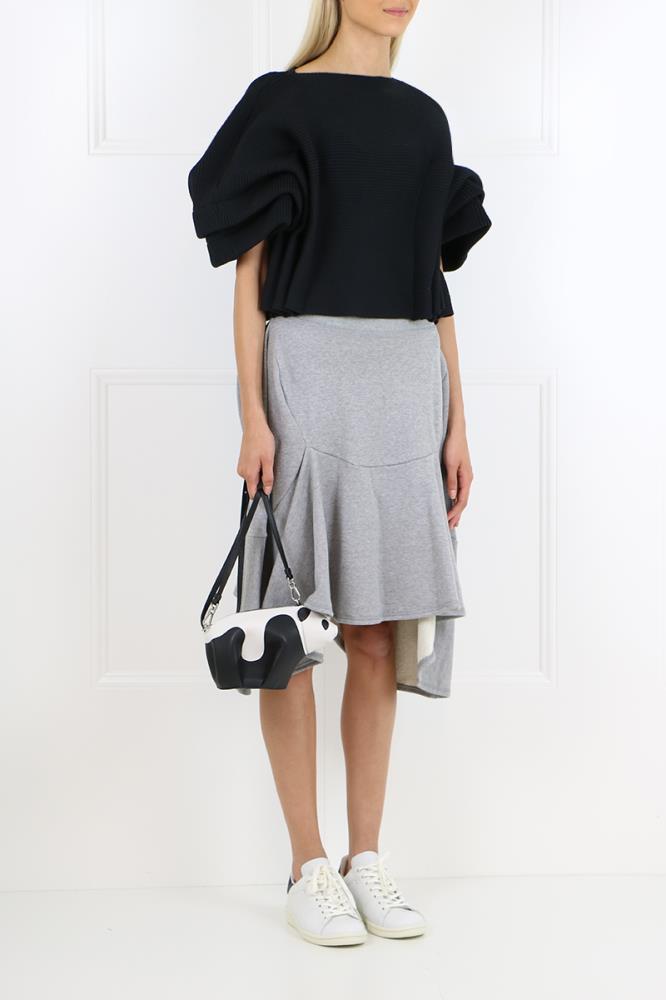 JUNYA WATANABE RTW PLEATED FOLD TOP BLACK