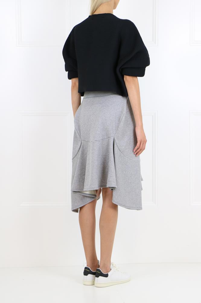 JUNYA WATANABE RTW PLEATED FOLD TOP BLACK
