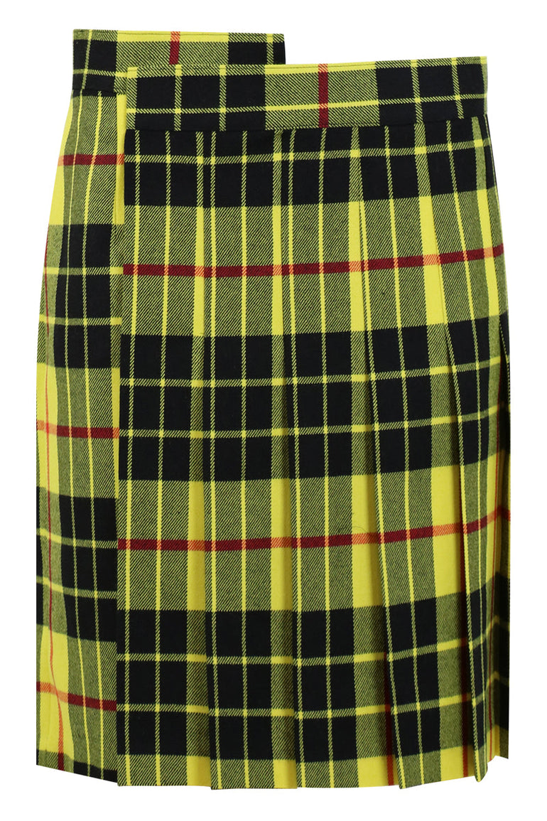 JUNYA WATANABE RTW TARTAN CHECK SKIRT YELLOW/BLACK