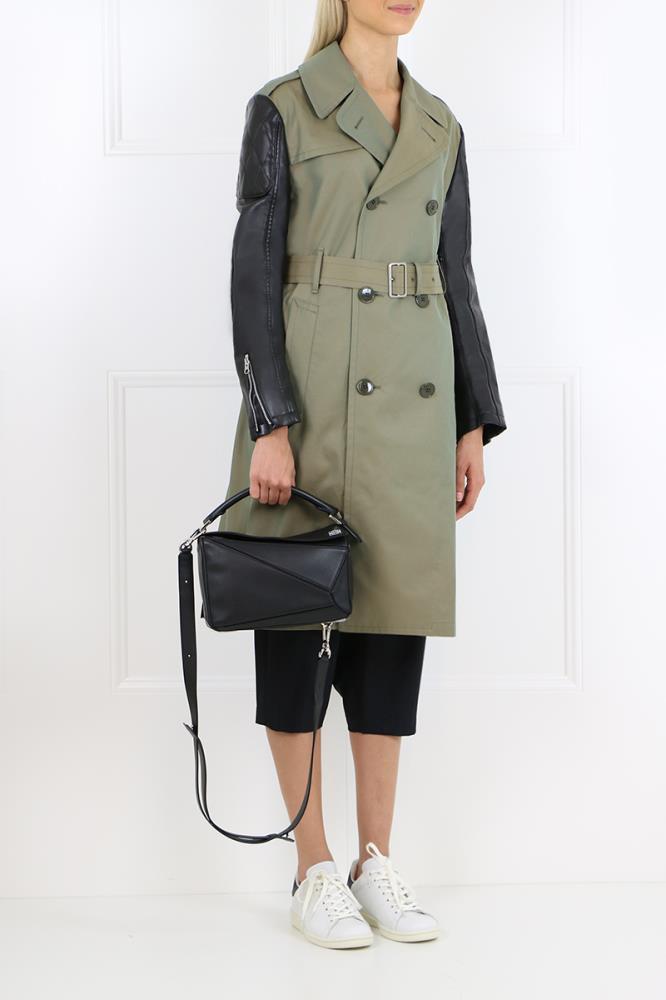 JUNYA WATANABE RTW TRENCH COAT KHAKI/BLACK