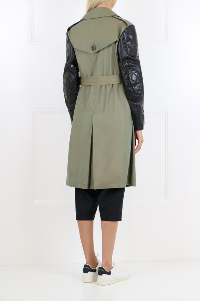 JUNYA WATANABE RTW TRENCH COAT KHAKI/BLACK